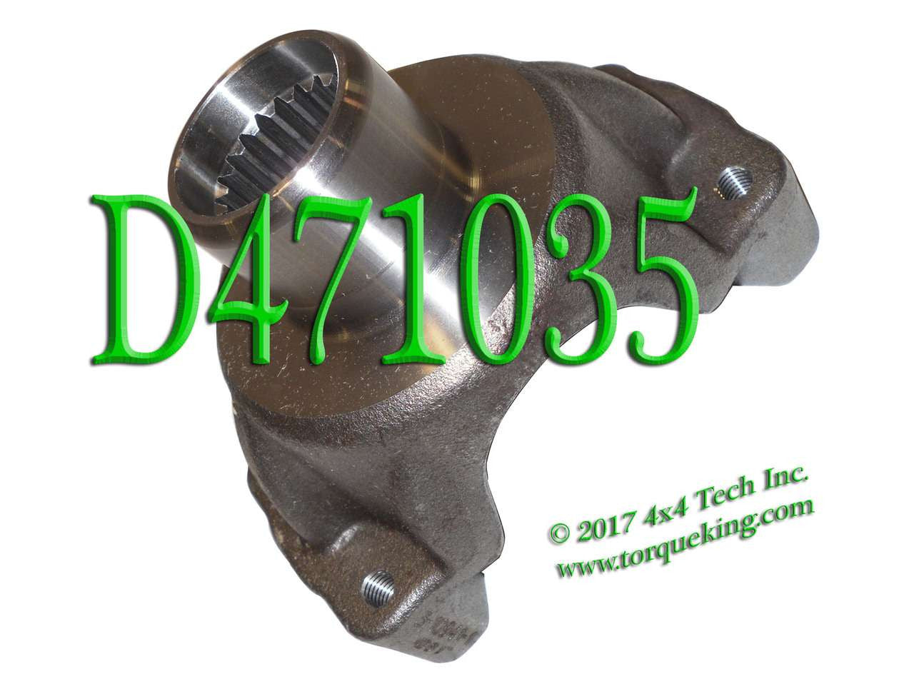 D471035 1410 23 Spline Output Yoke for NP435, NP445, A518, and A727 Torque King 4x4