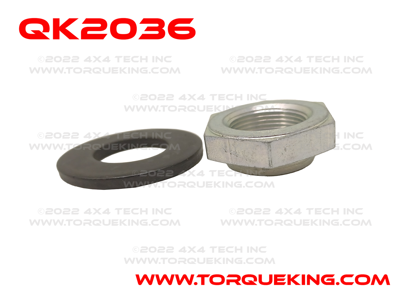 QK2036 7/8" Thread Nut & Washer Kit for NPG Transfer Case Shafts Torque King 4x4
