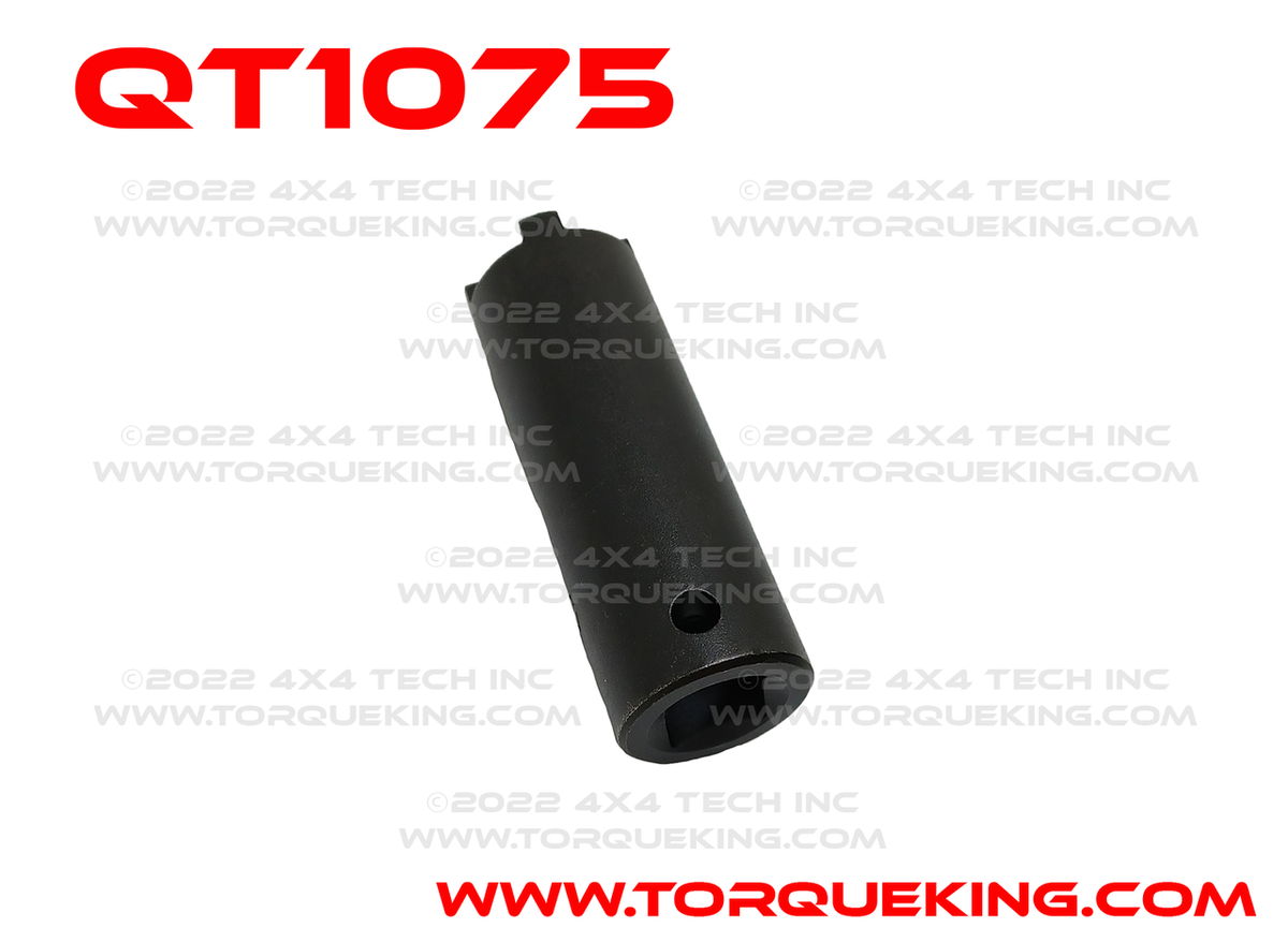 QT1075 1/2" Drive Ball Joint Adjuster Sleeve Socket for Dana 30, Dana 44, GM 10 Bolt, Roxor Torque King 4x4