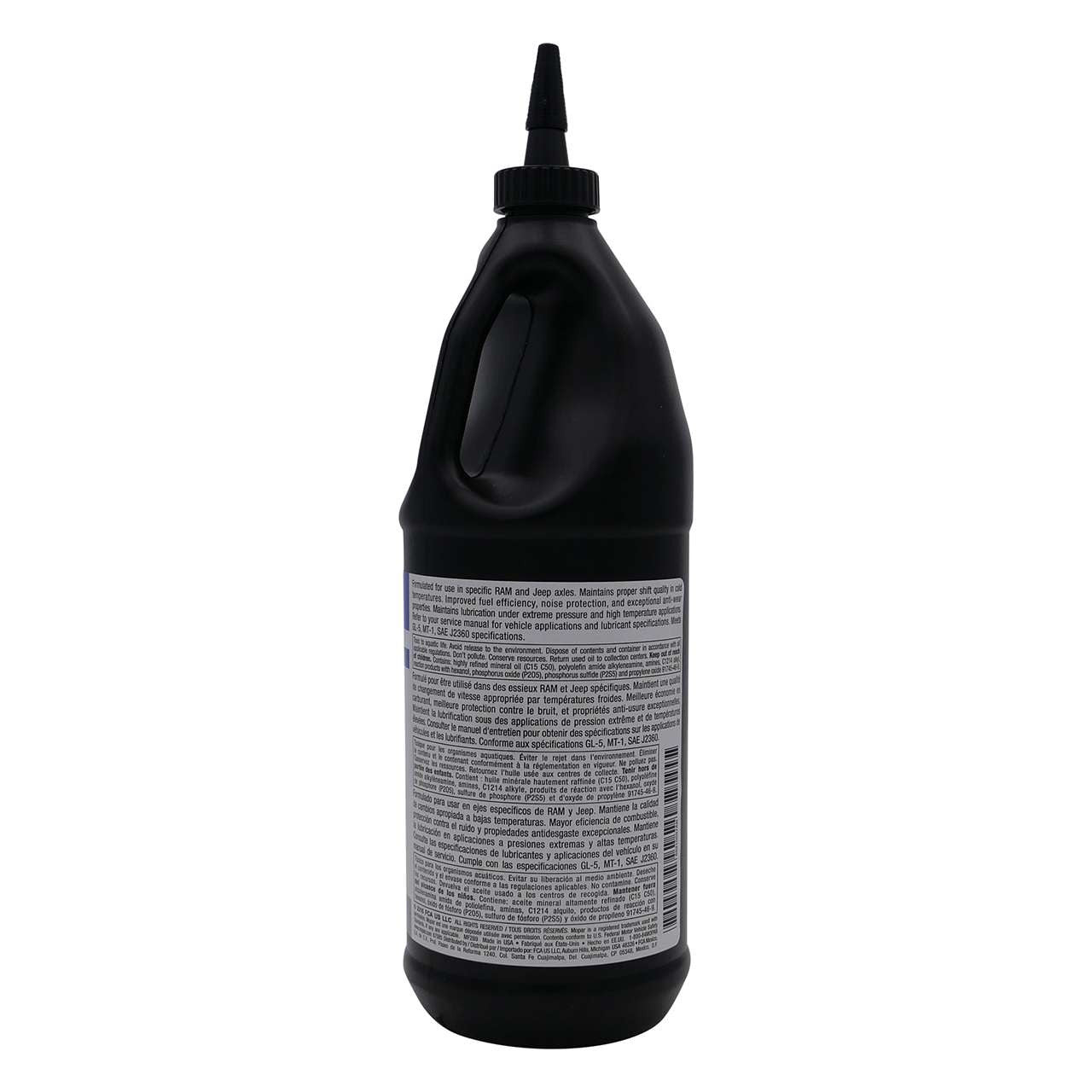 QU11378 Mopar 68210057AB 75W85 GL5 Synthetic Gear Lubricant Torque King 4x4