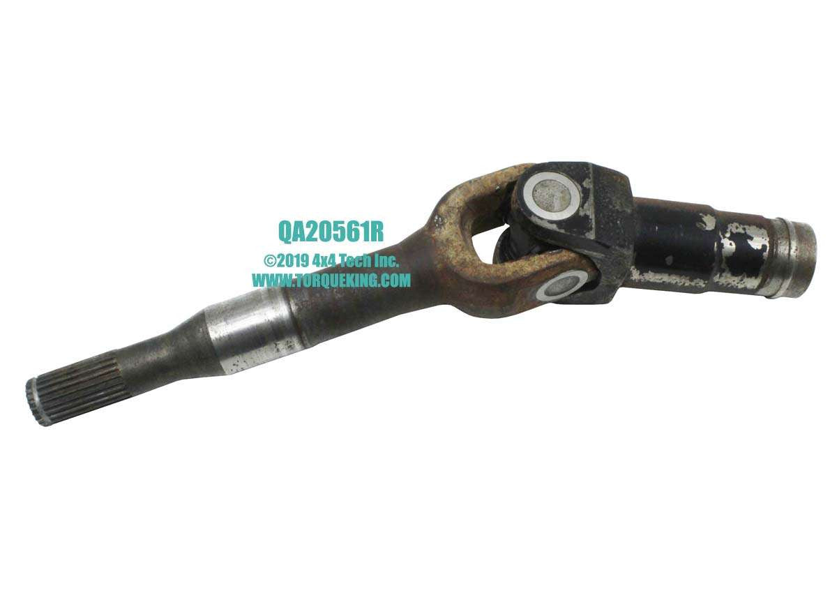 QA20561R Reconditioned Dana 28IFS Right Diff Output Shaft & Slip Yoke Assembly Torque King 4x4