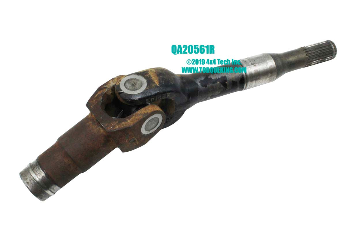 QA20561R Reconditioned Dana 28IFS Right Diff Output Shaft & Slip Yoke Assembly Torque King 4x4