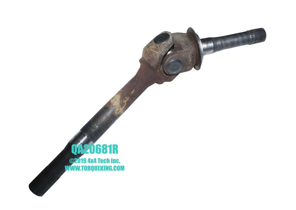 QA20681R Reconditioned Left Axle Shaft Assembly for 90-94 Ford Dana 35IFS Torque King 4x4