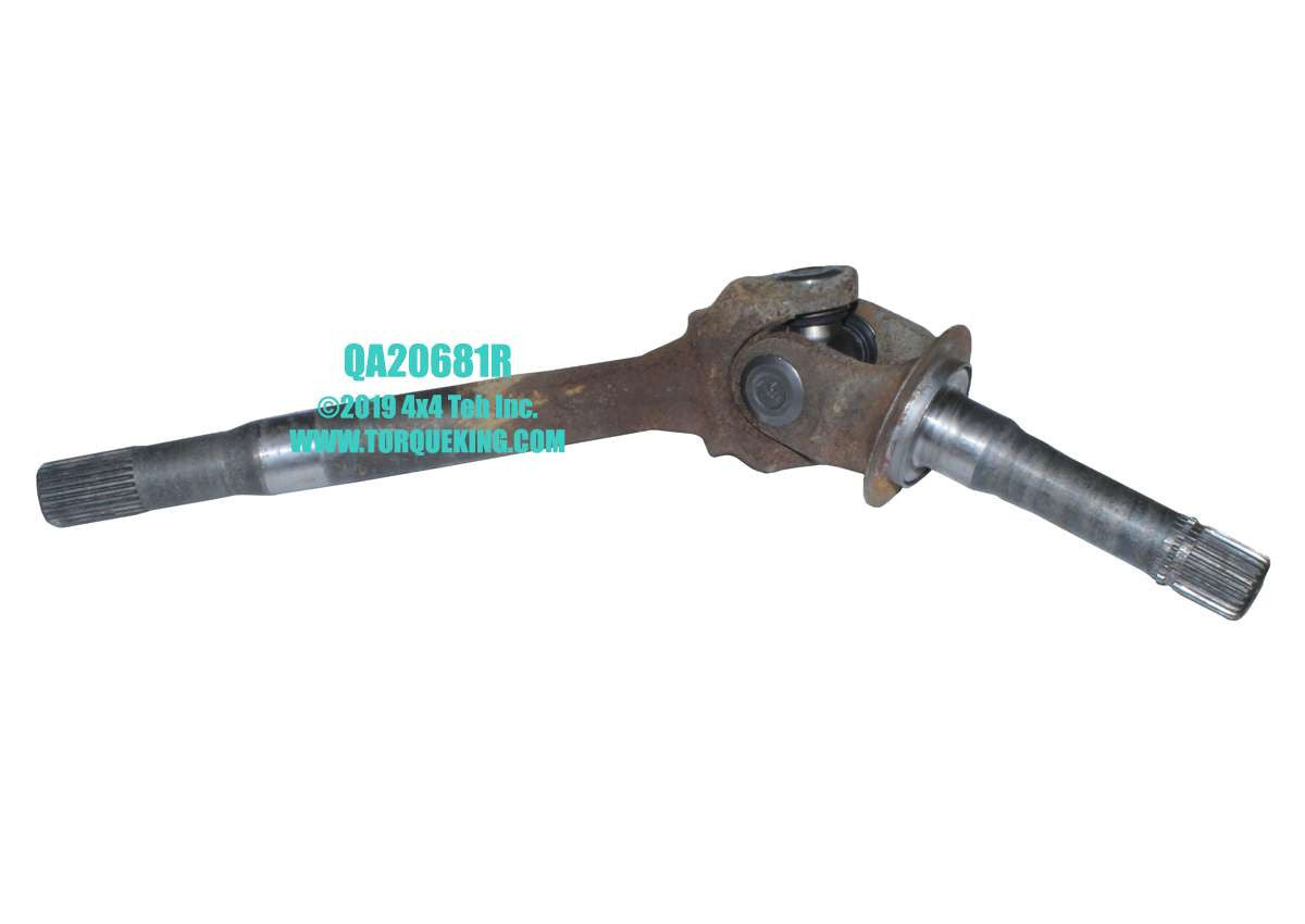 QA20681R Reconditioned Left Axle Shaft Assembly for 90-94 Ford Dana 35IFS Torque King 4x4