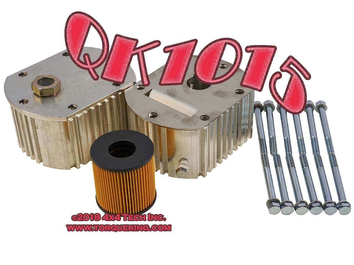 QK1015 Filter and Double Cooler Kit for Manual Transmissions Torque King 4x4