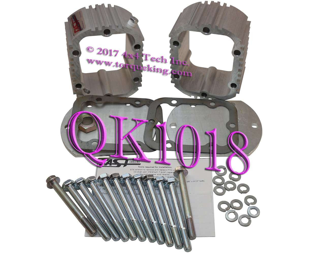 QK1018 Double Manual Transmission Cooler Kit for Ram G56 6 Speeds Torque King 4x4