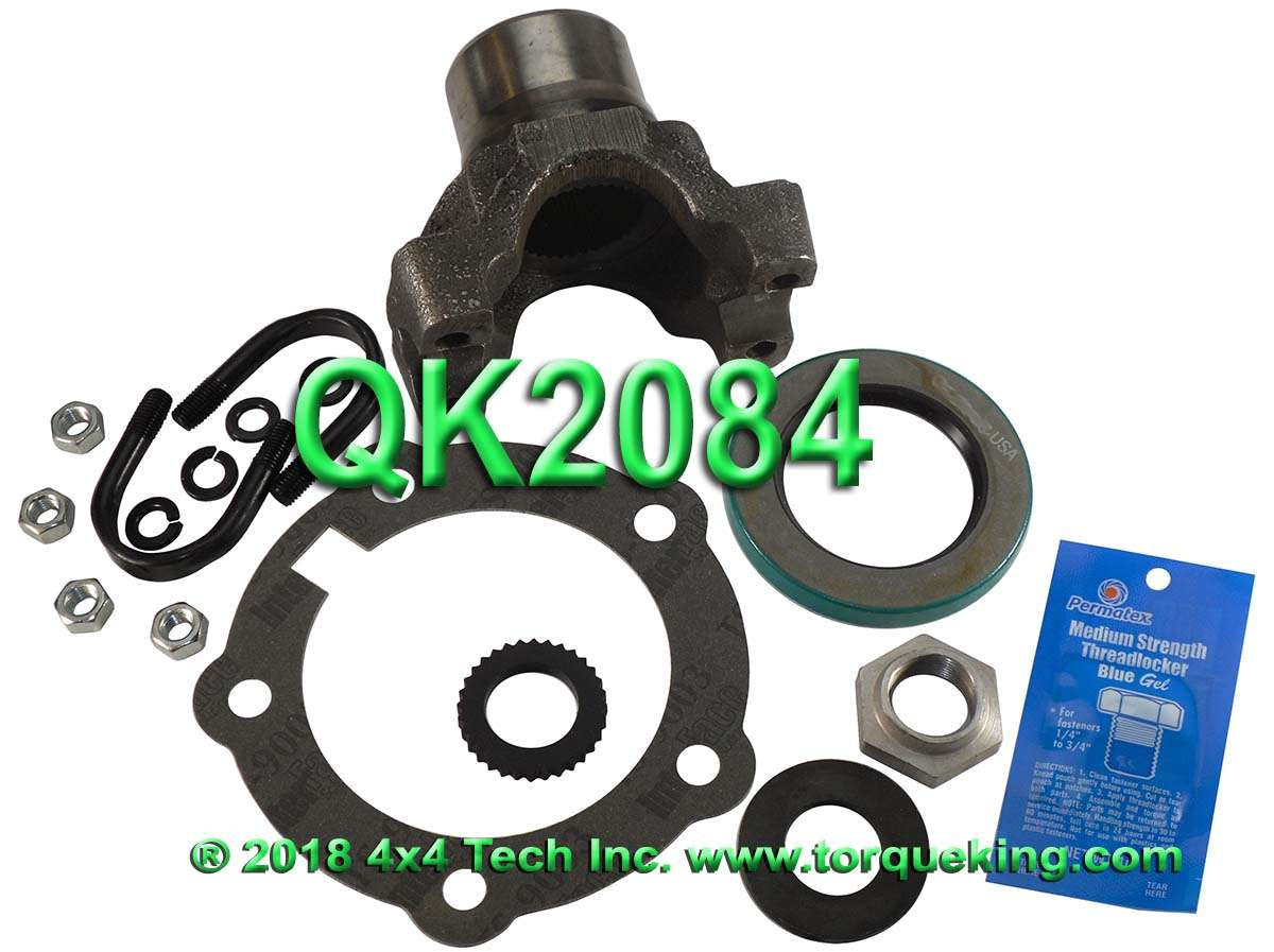 QK2084 1330 Series Rear Output Yoke Kit with 32 Spline Yoke NP205 Torque King 4x4
