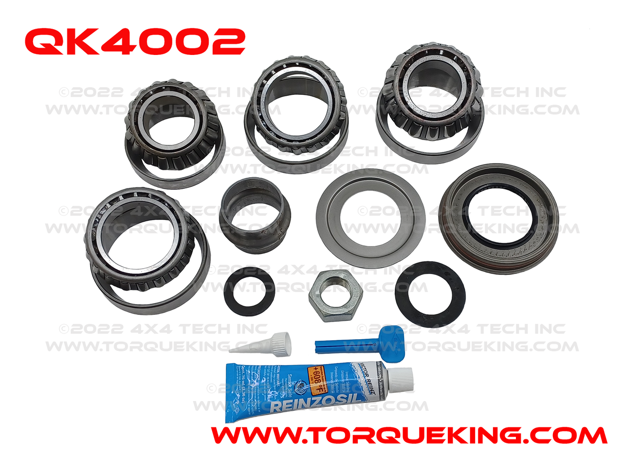 QK4002 Master Diff Bearing, Seal, & Shim Kit for 2017-up Ford D60 Front Torque King 4x4