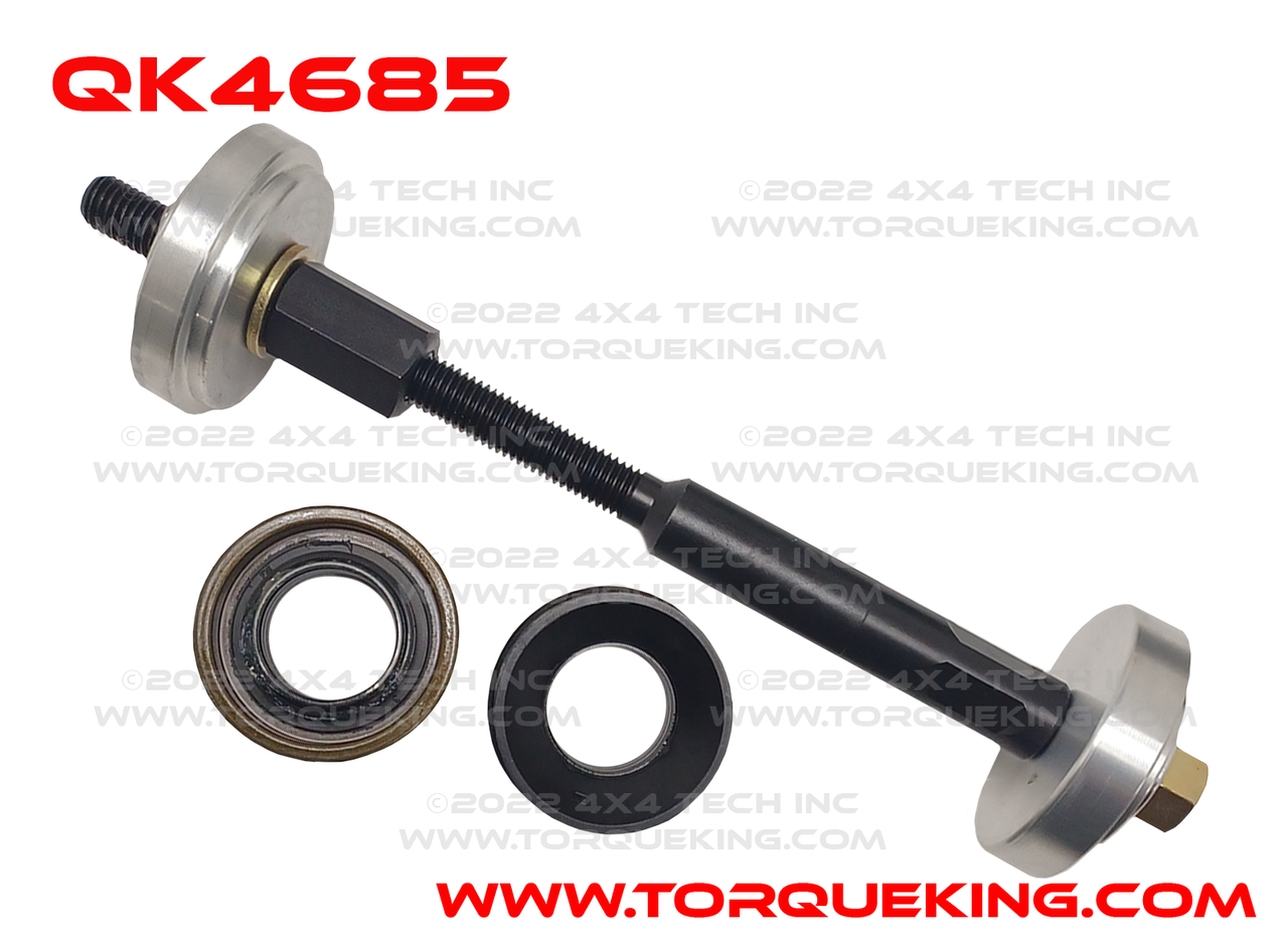 QK4685 Front Inner Axle Seal and Tool Kit 2003-13 Ram AAM 925 14 Bolt Torque King 4x4