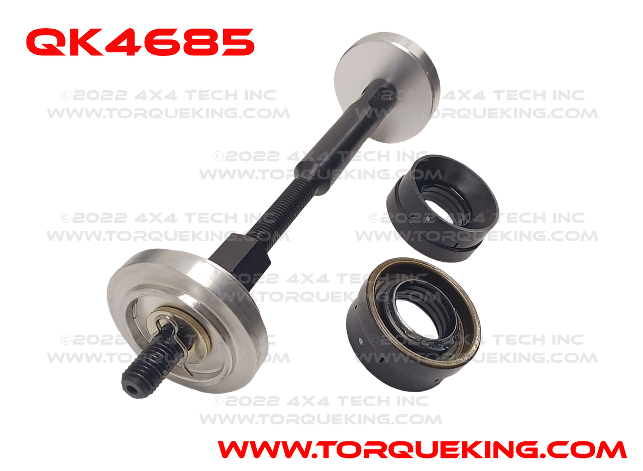 QK4685 Front Inner Axle Seal and Tool Kit 2003-13 Ram AAM 925 14 Bolt Torque King 4x4