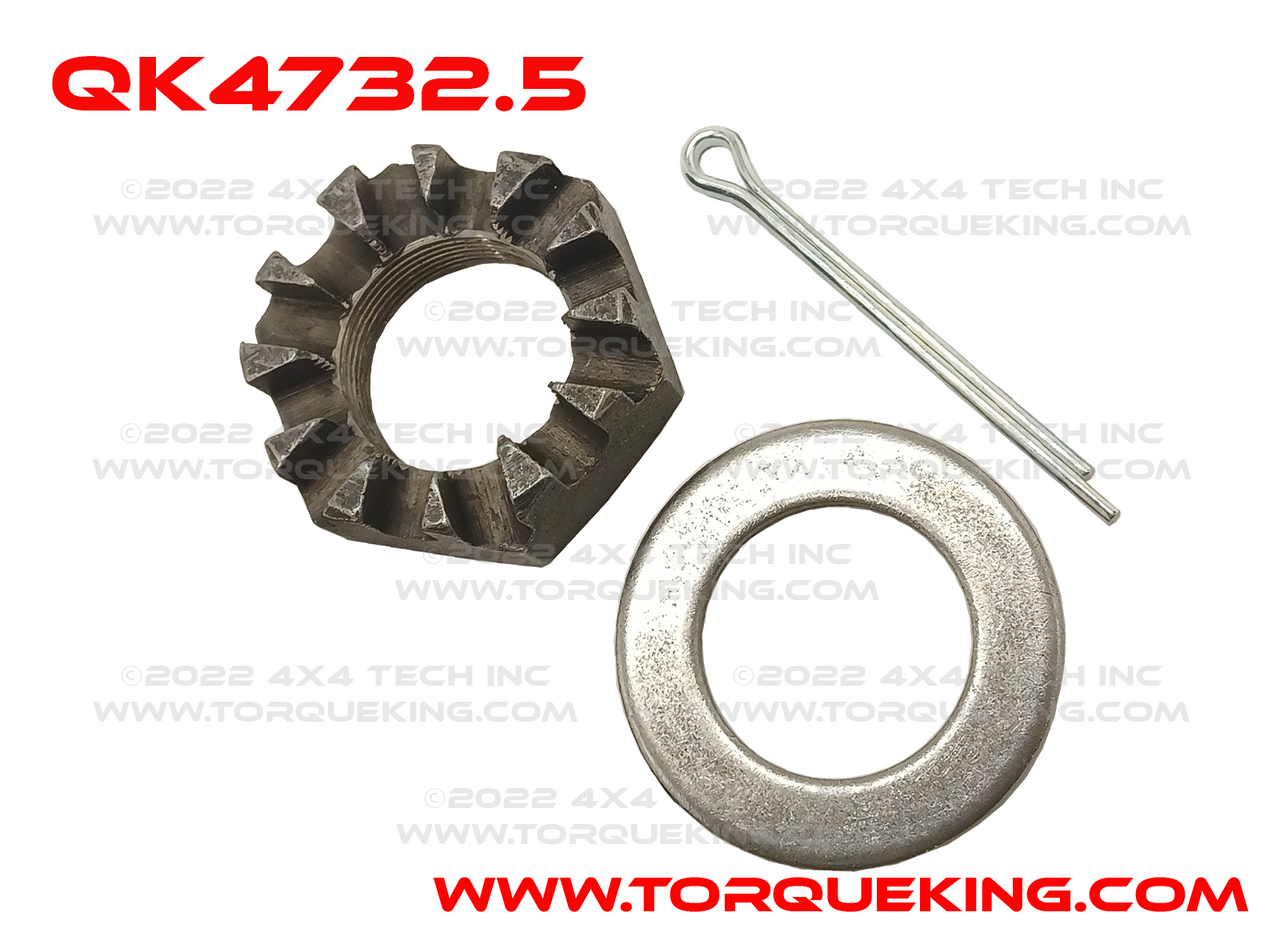 QK4732.5 4x4 Front Axle Shaft Nut Kit for 1 Side Torque King 4x4