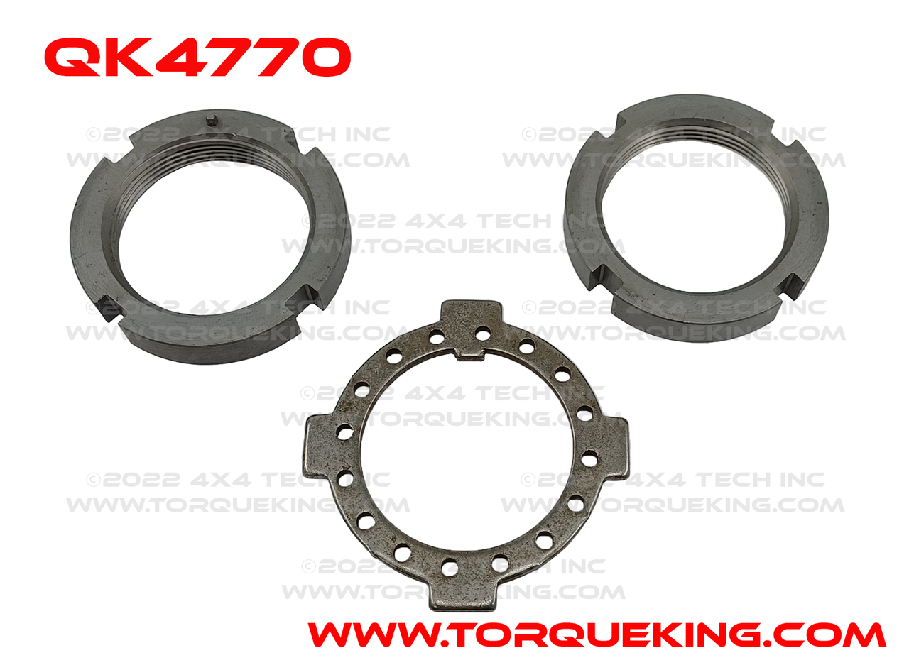 QK4770 Front 4x4 Spindle Nut and Washer Set Torque King 4x4