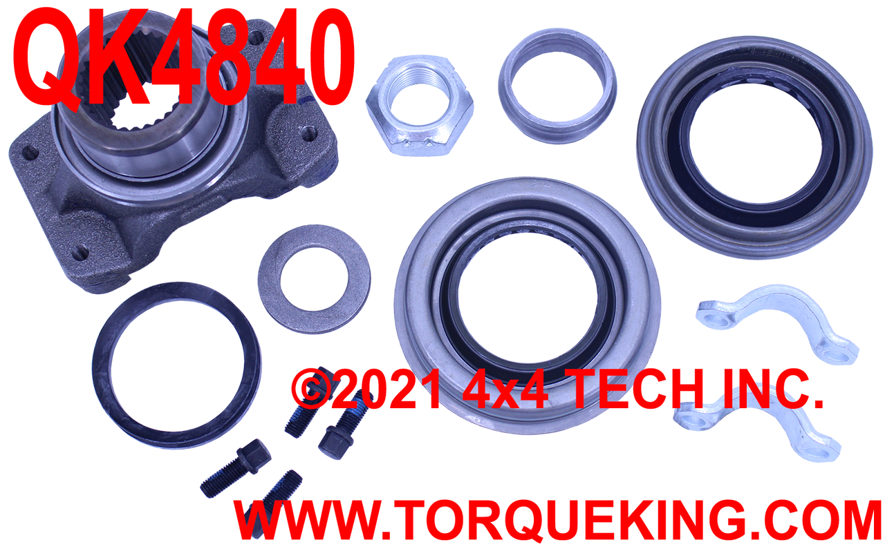 QK4840 Front Pinion Yoke Kit for 2000-2002 Ram Dana 60 Front Axle Torque King 4x4