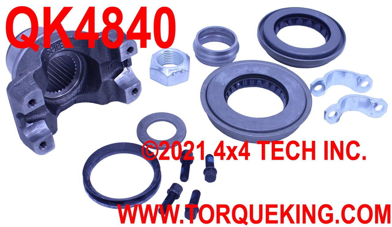 QK4840 Front Pinion Yoke Kit for 2000-2002 Ram Dana 60 Front Axle Torque King 4x4