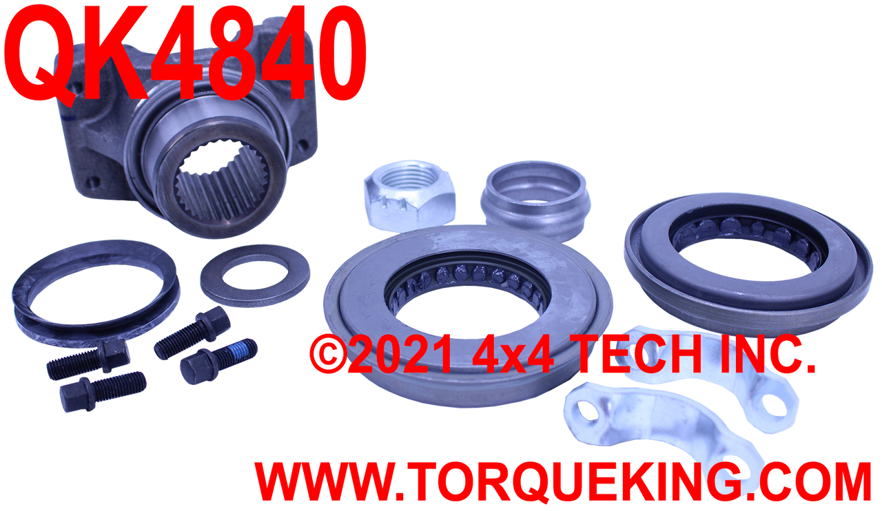 QK4840 Front Pinion Yoke Kit for 2000-2002 Ram Dana 60 Front Axle Torque King 4x4