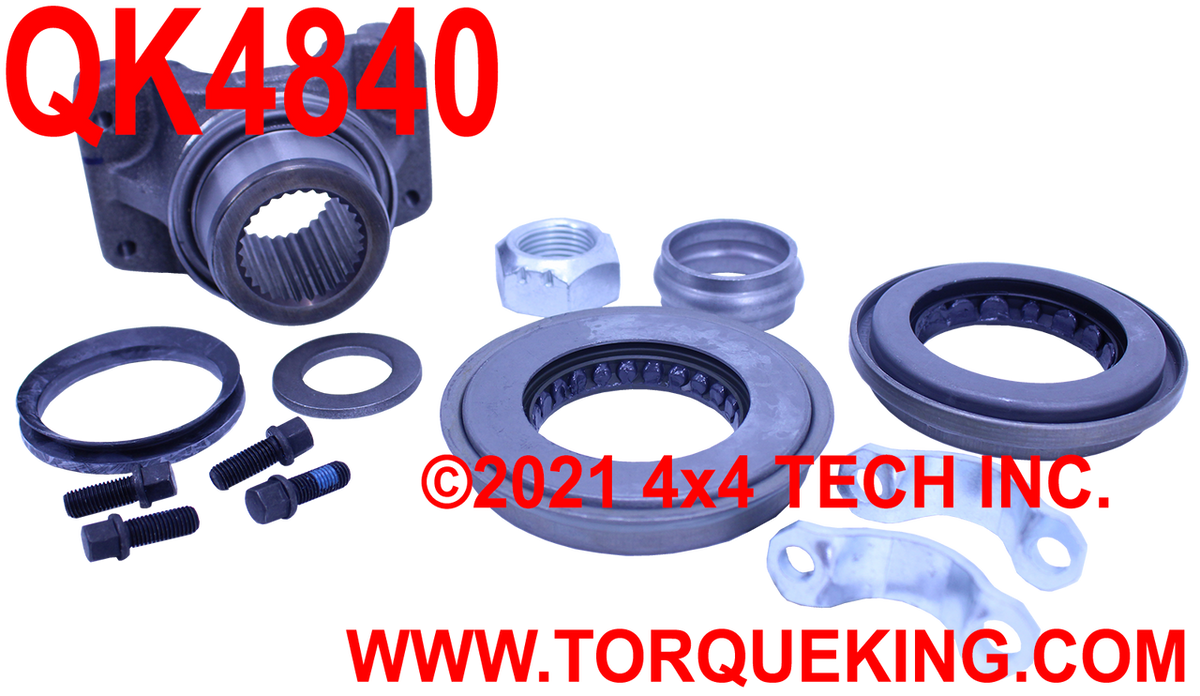 QK4840 Front Pinion Yoke Kit for 2000-2002 Ram Dana 60 Front Axle Torque King 4x4