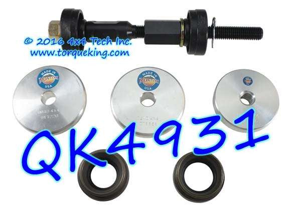 QK4931 Master Inner Axle Seal Install Kit for Jeep without CAD Torque King 4x4