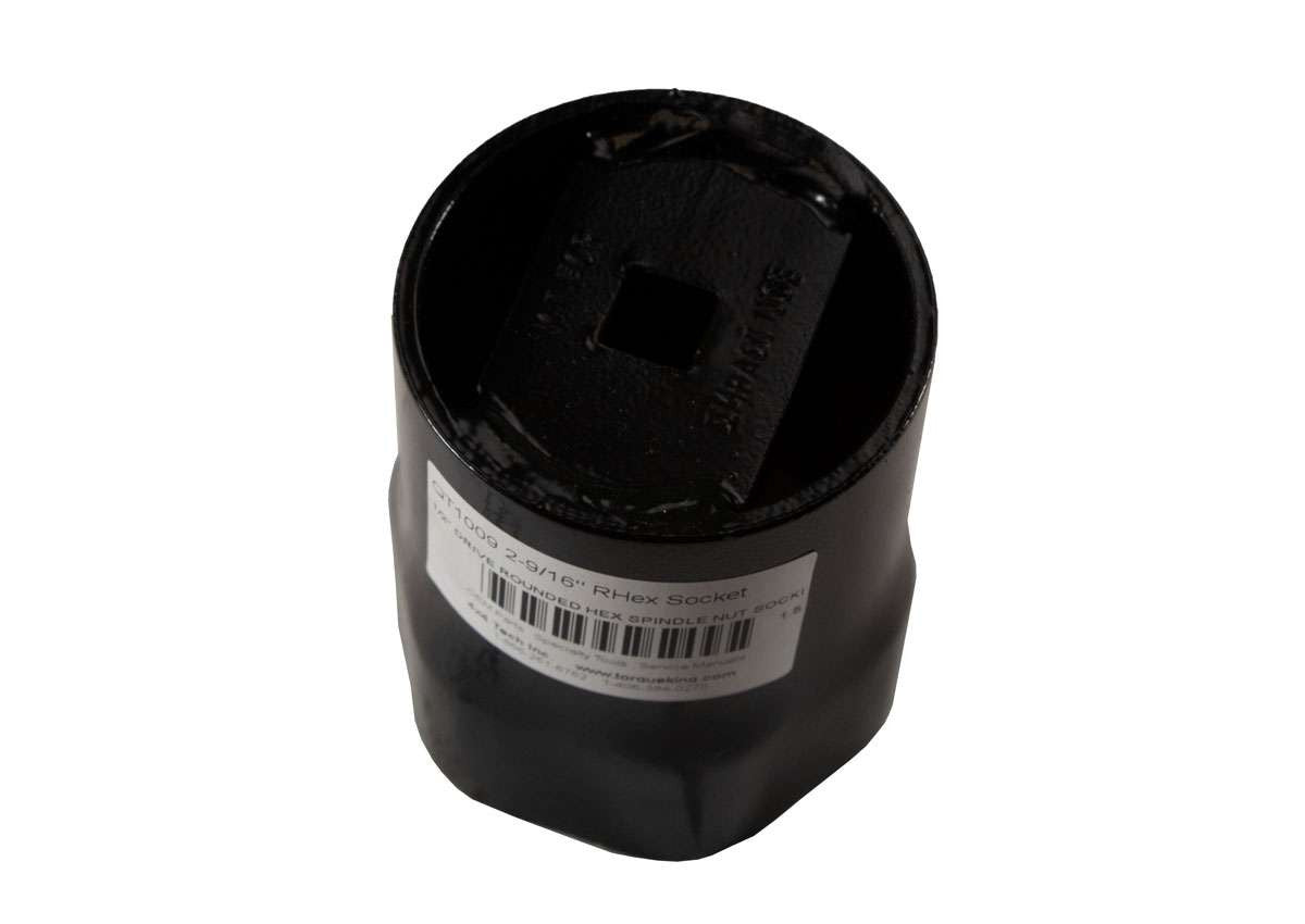 QT1009 2-9/16" Rounded Hex Rear Spindle Nut Socket 1/2" Drive USA Made Torque King 4x4