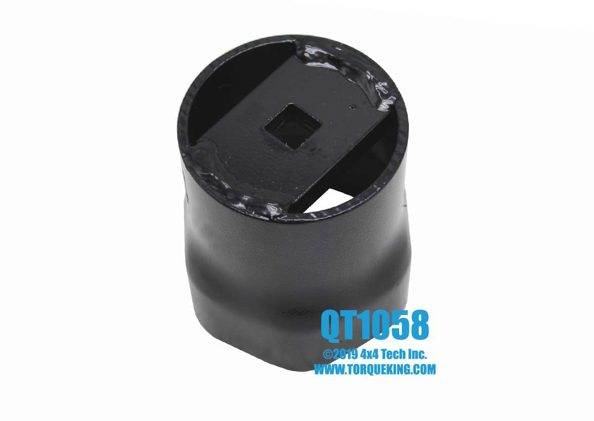 QT1058 USA Made Rounded Hex Front Spindle Nut Socket for F250, F350 Torque King 4x4