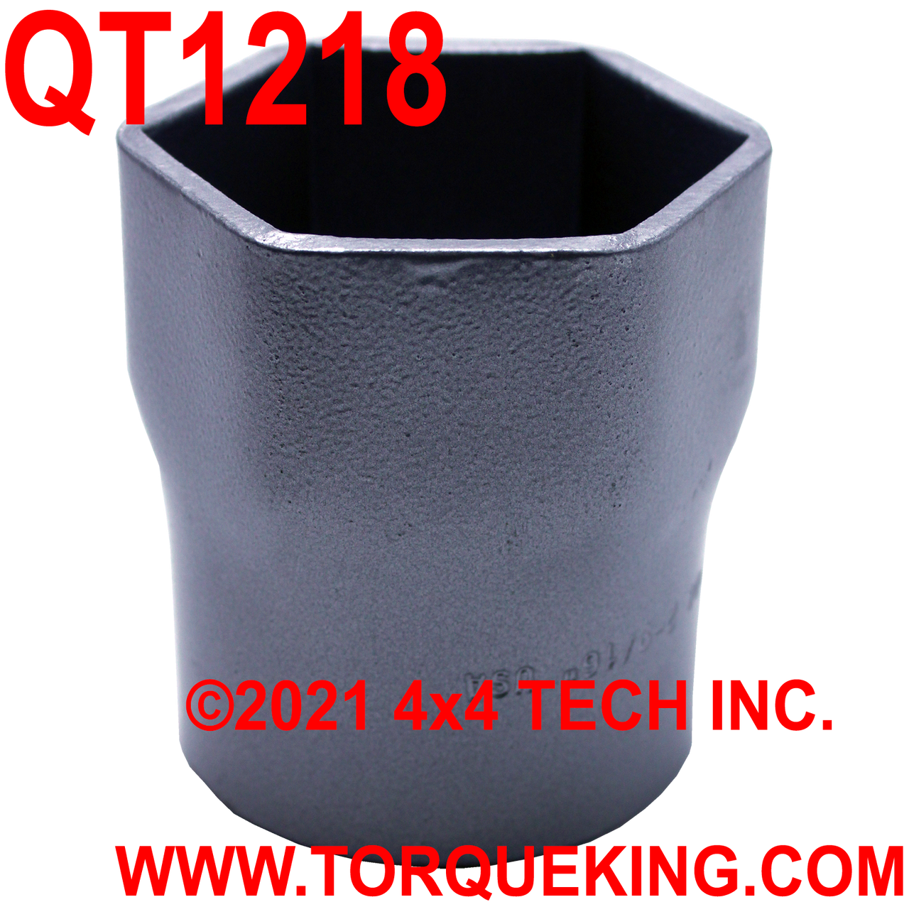 QT1218 2-9/16" Hex x 3/4" Drive Spindle Nut Socket for Dodge and IHC Torque King 4x4