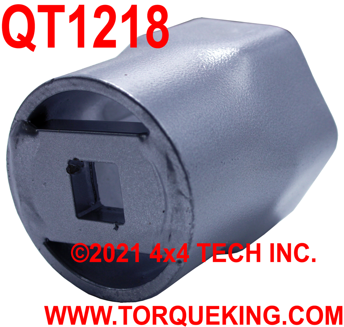 QT1218 2-9/16" Hex x 3/4" Drive Spindle Nut Socket for Dodge and IHC Torque King 4x4