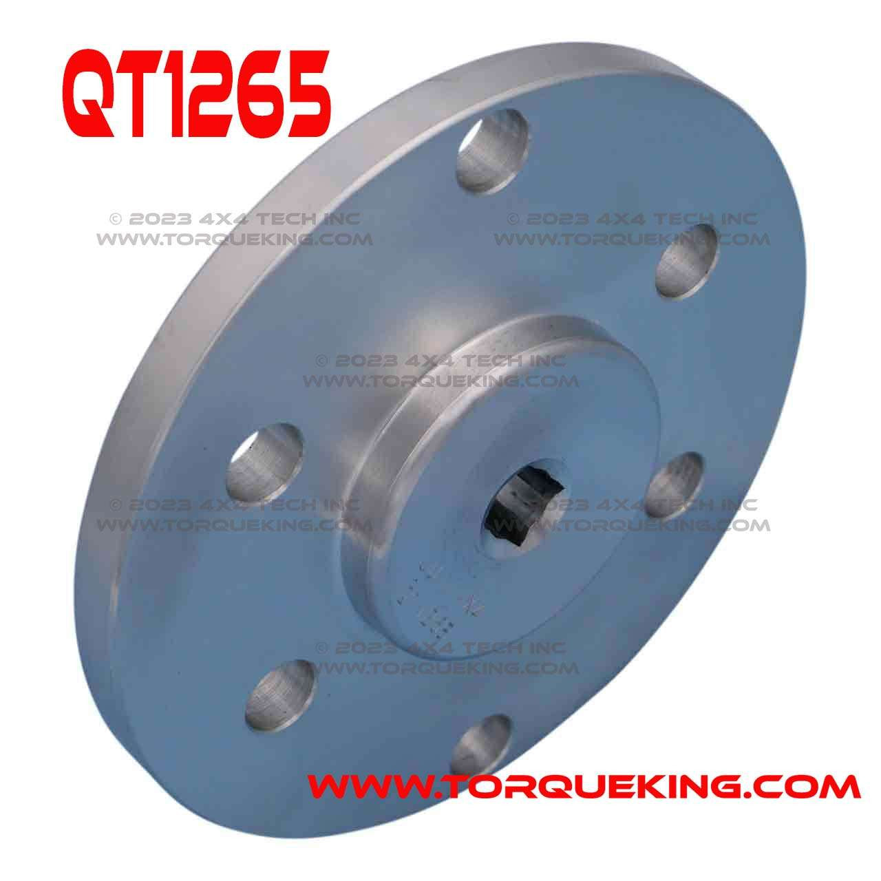 QT1265 1/2" Drive Triple Bolt Pattern Hub Rotating Torque Plate for Ford Torque King 4x4