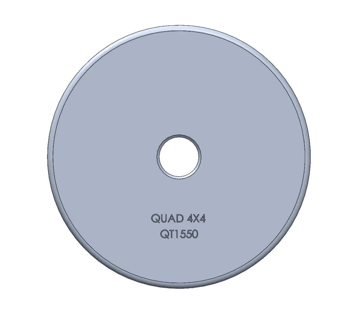 QT1550 Rear Wheel Seal Installer Plate for GM and Jeep Dana 60 Rear Axle Torque King 4x4