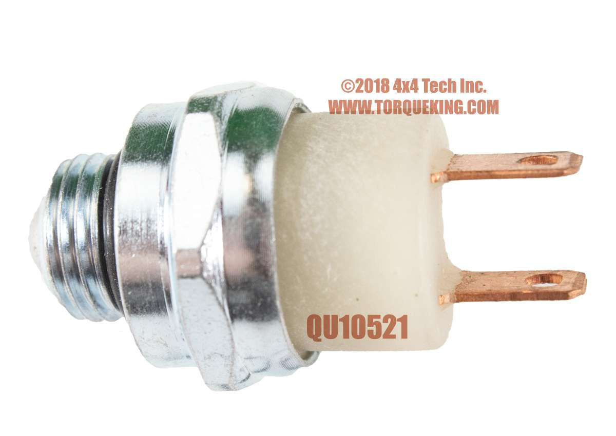QU10521 Reverse Light Switch with 2 Spade Terminals 1993 & Older Dodge Torque King 4x4