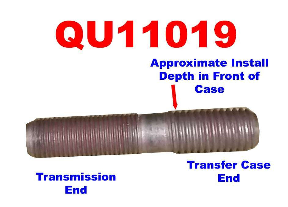 QU11019 Transfer Case to Transmission Mounting Stud for Ram Torque King 4x4