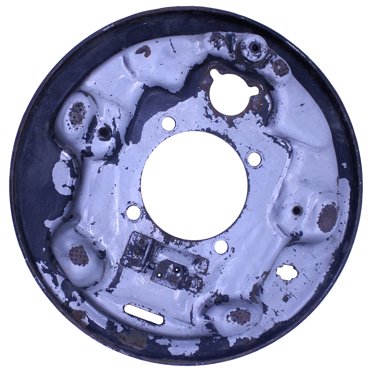 QU11215U Used Right Rear 12" Brake Bare Backing Plate for Dodge Torque King 4x4