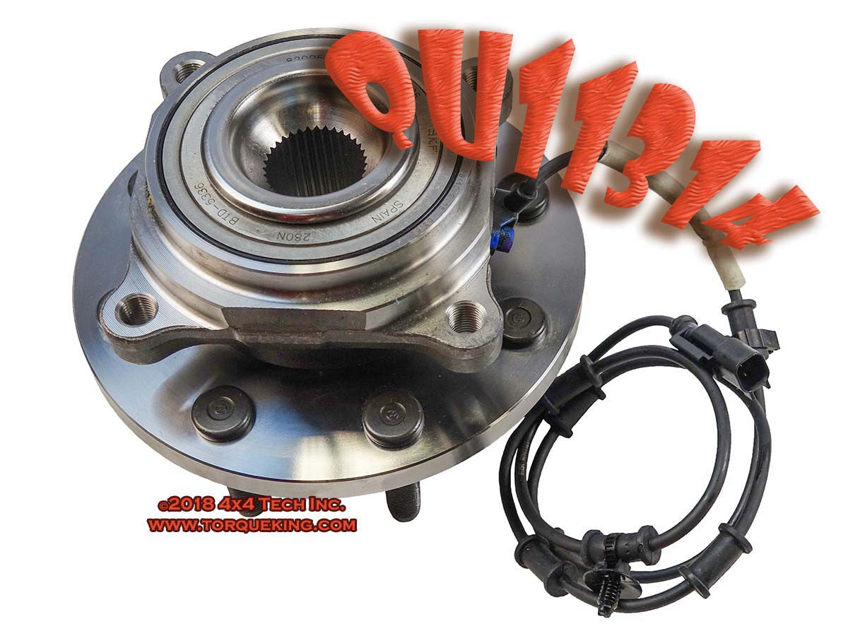 QU11314 8 Bolt Front ABS Wheel Hub Assembly for 2009-2011 Dodge Torque King 4x4