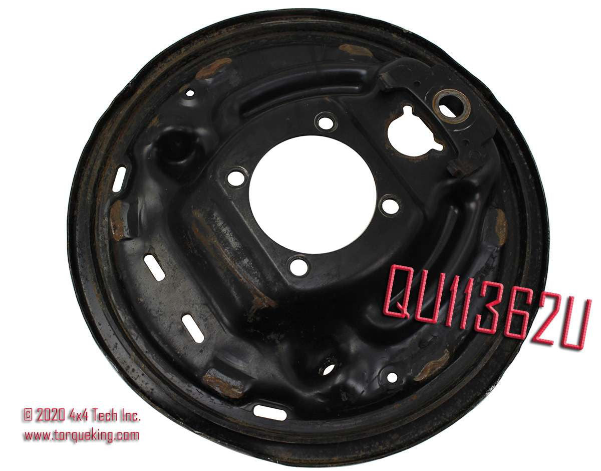 QU11362U Used Left or Right Rear Brake Plate for 1994-1999 Ram 3500 Torque King 4x4
