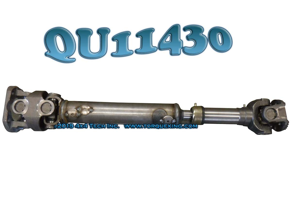 QU11430 Long Travel Greaseable 1350 Front CV Driveshaft, Gas/NV4500 Torque King 4x4