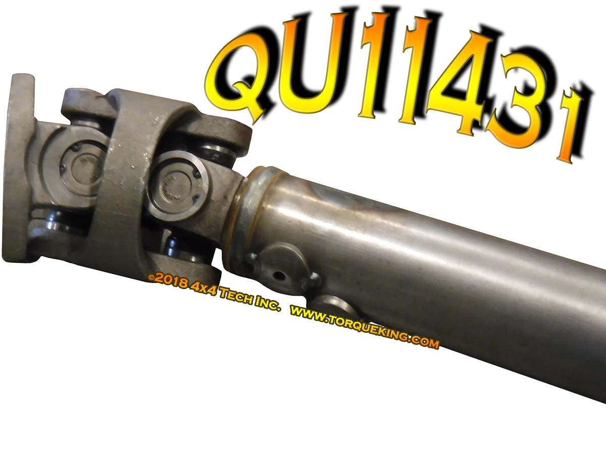 QU11431 Long Travel Greaseable 1350 Series Front CV Driveshaft, G56 Torque King 4x4