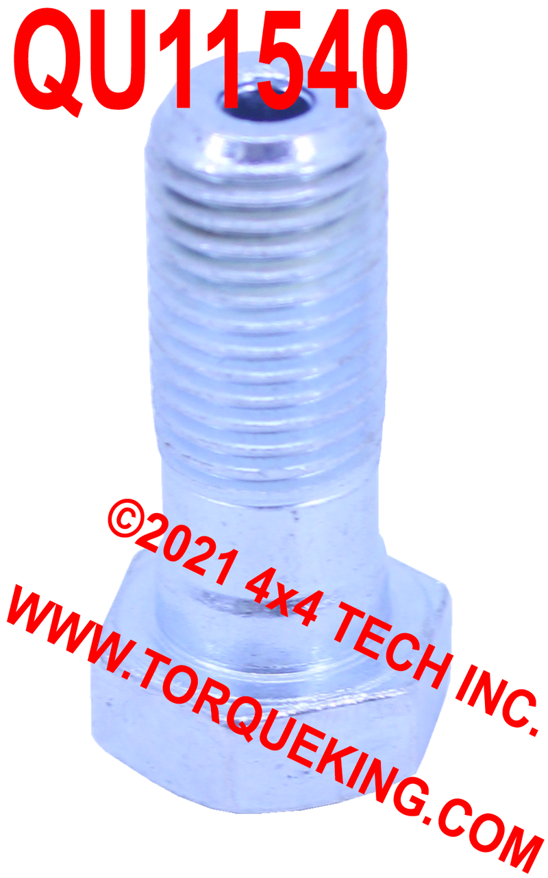 QU11540 7/16" Front Brake Caliper Banjo Bolt for most 74-89 Dodge W-Series Trucks Torque King 4x4