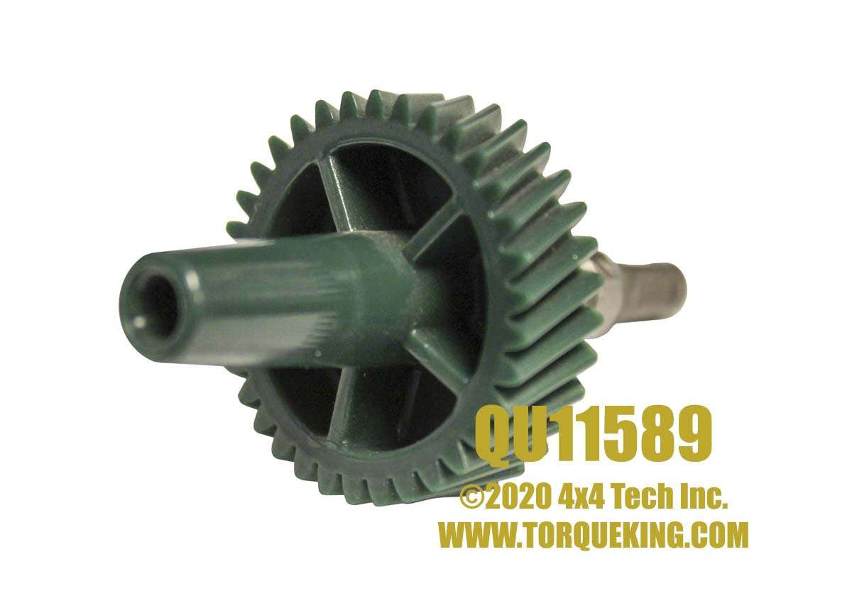 QU11589 34 Tooth Speedo Driven Gear & Shaft for Dodge & Jeep Torque King 4x4