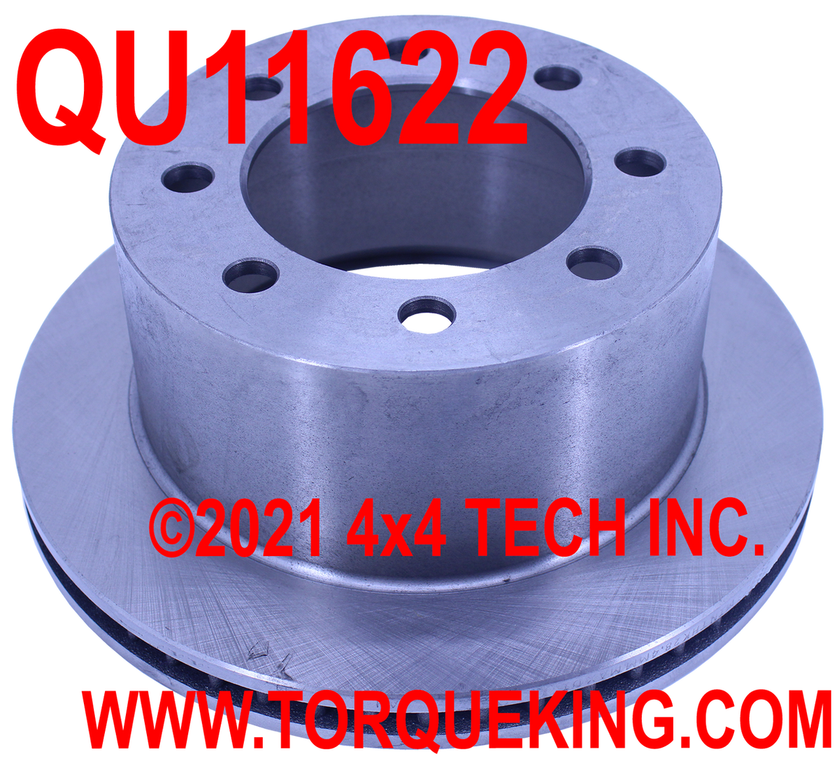 QU11622 2001-2002 SRW, DRW Brake Rotor for Dodge Ram 2500, Ram 3500 Torque King 4x4