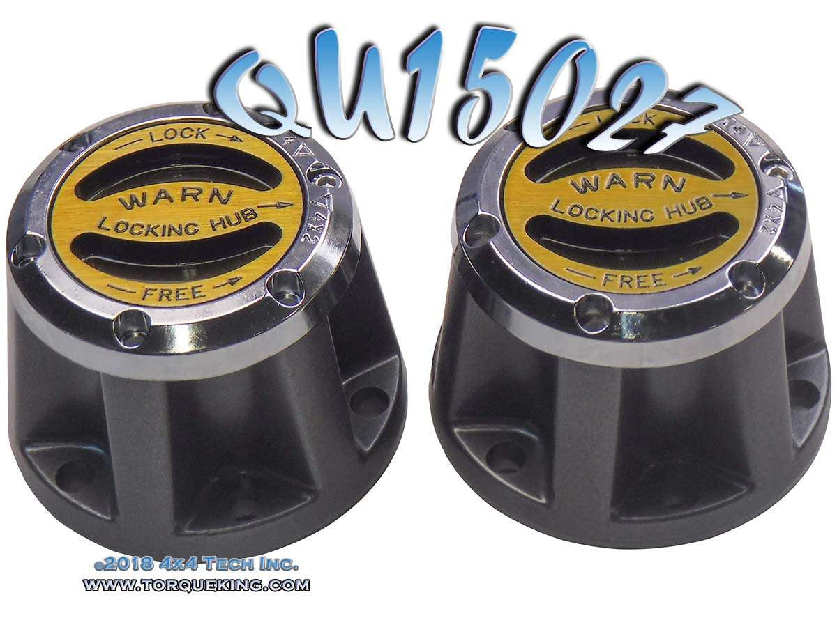 QU15027 1942-1973 Premium Lockout Hub Set for Jeep and Scout Torque King 4x4