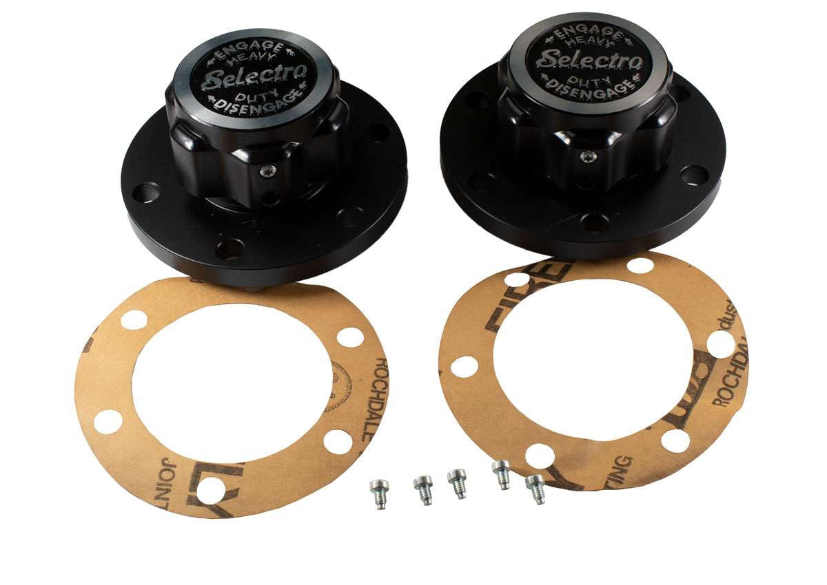 QU15032 Selectro Lock Out Hub Set for 1967-1969 Jeep and Dodge W300 Torque King 4x4