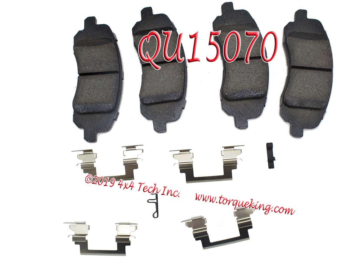 QU15070 Jeep Disc Brake Pads Torque King 4x4
