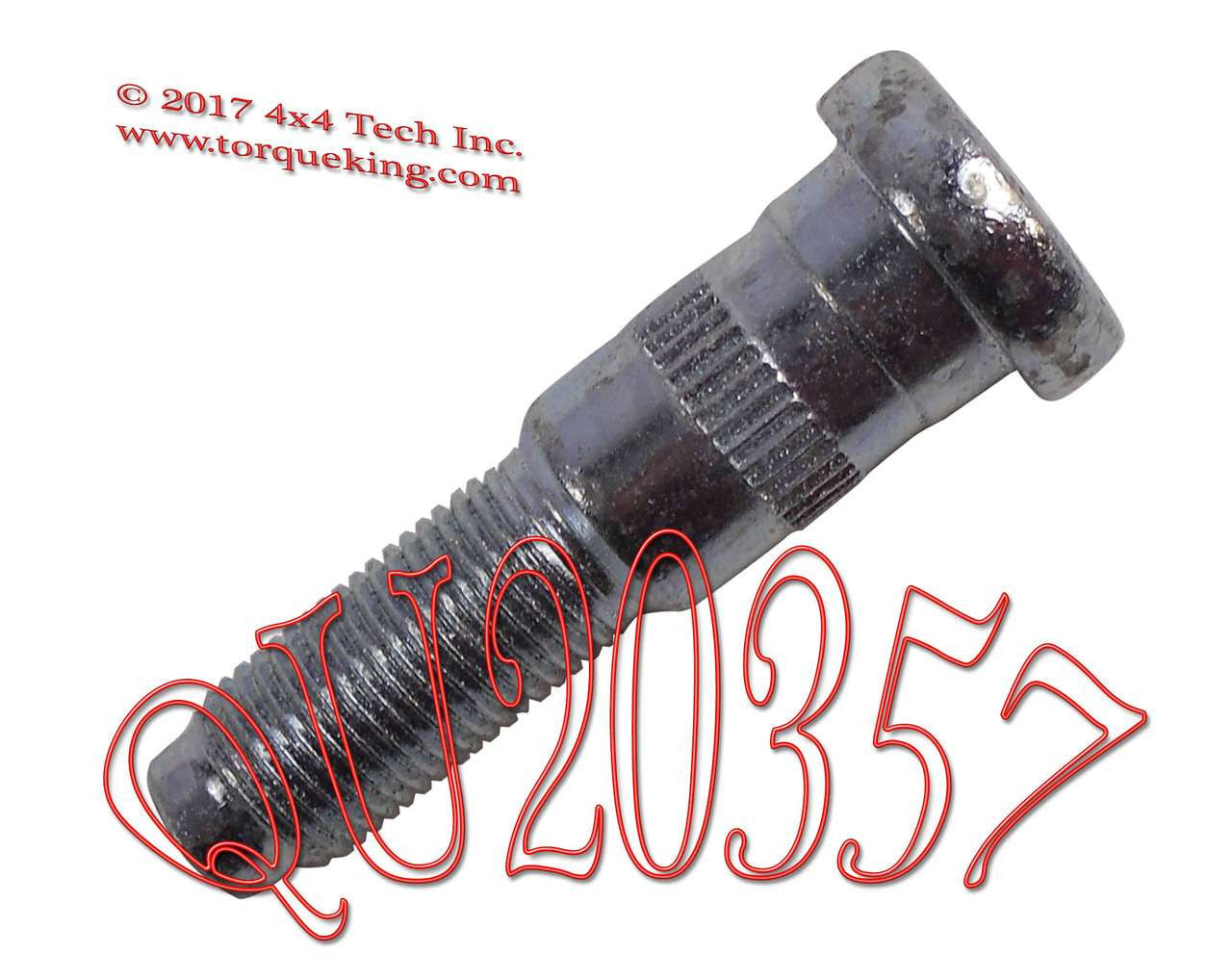 QU20357 1/2" Front Wheel Bolt or Stud for Many Dodge, Ford, & Ram 4x4s Torque King 4x4
