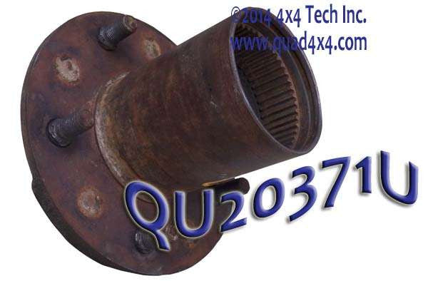 QU20371U Used Bare 5 Bolt Front Wheel Hub for 1959-1969 Ford F100, Bronco Torque King 4x4