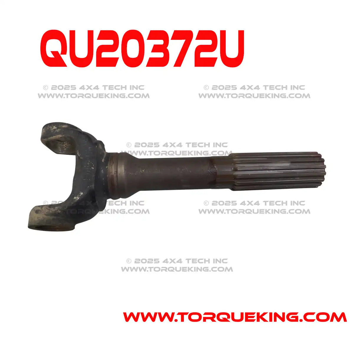 QU20372U Used Spline Slip Yoke Shaft for 2005.5-up Ford Front CV Driveshafts Torque King 4x4