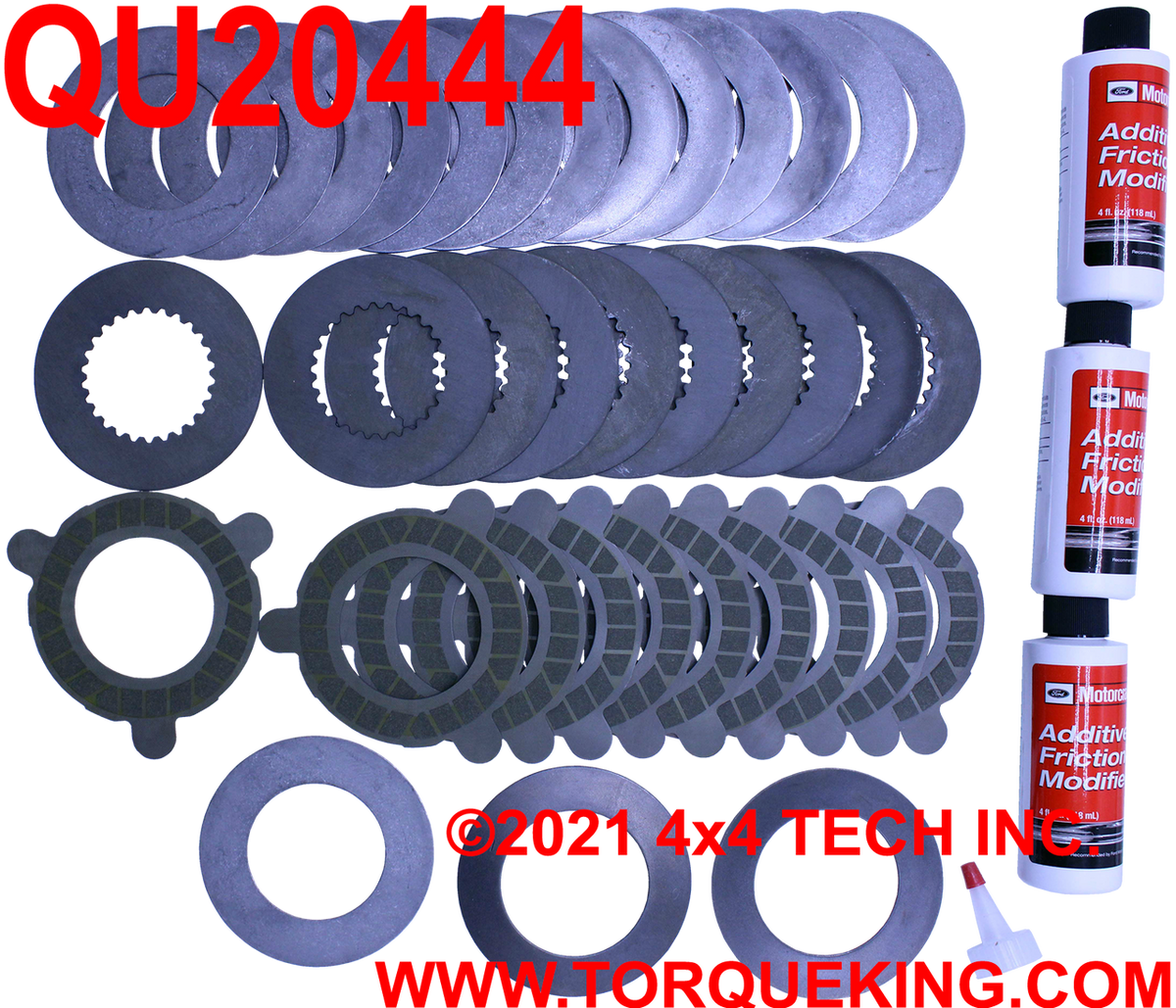QU20444 3 Pinion Limited Slip Clutch Kit for Ford 10.5" Rear Axles Torque King 4x4