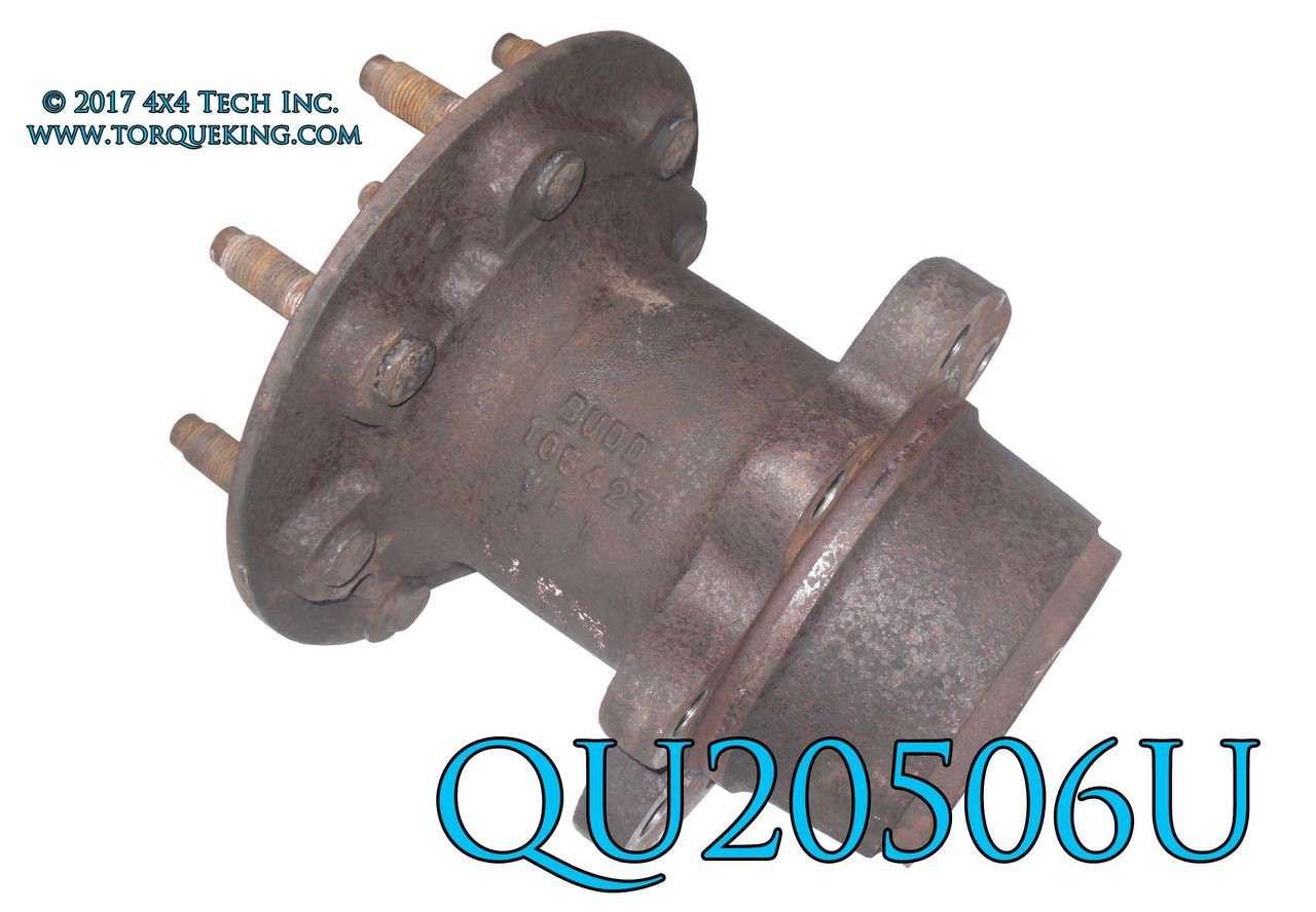 QU20506U Used Bare Front Wheel Hub for 1985.5-1994 Ford F350 DRW Torque King 4x4