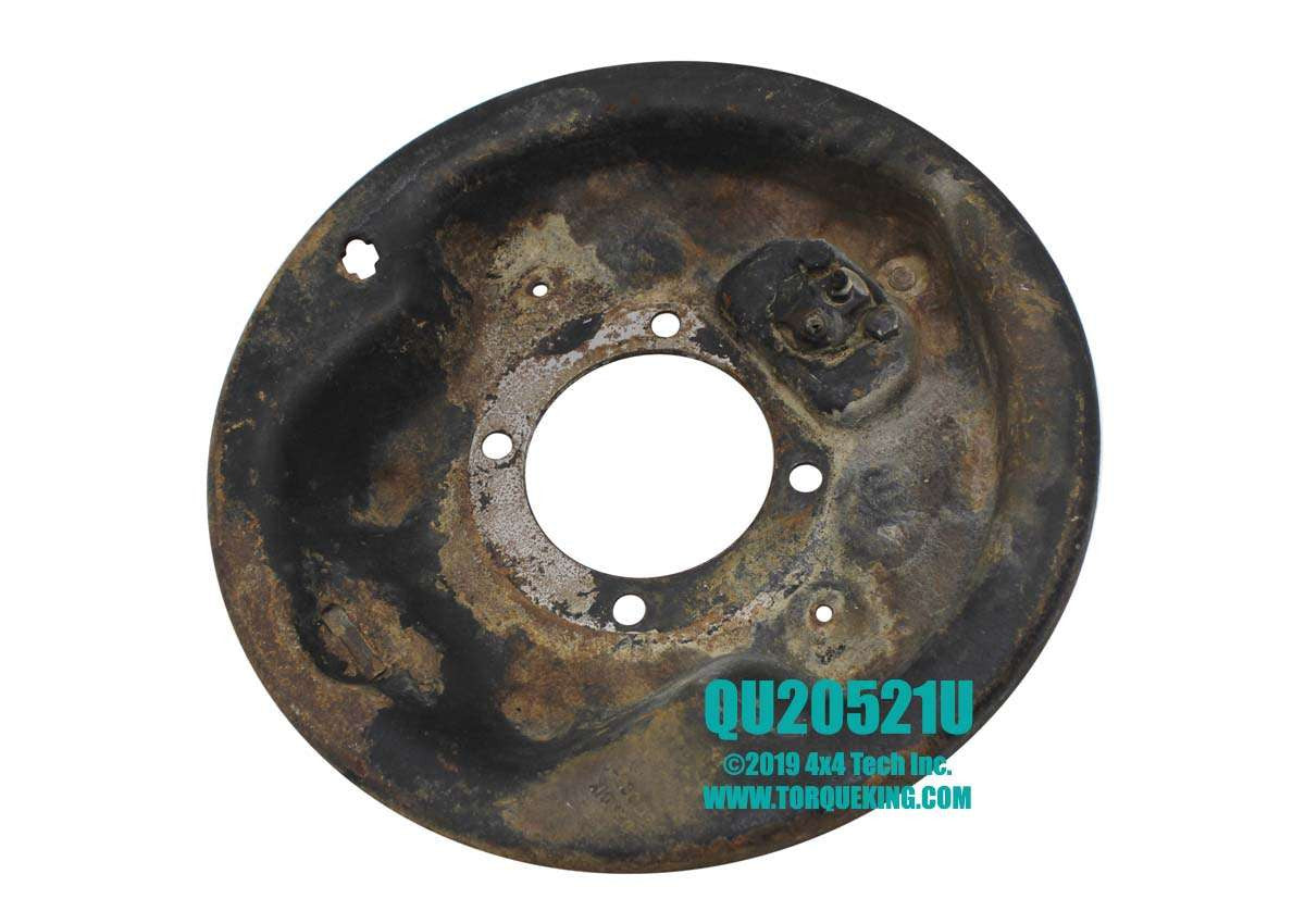 QU20521U Used Right Rear Brake Backing or Mounting Plate Torque King 4x4