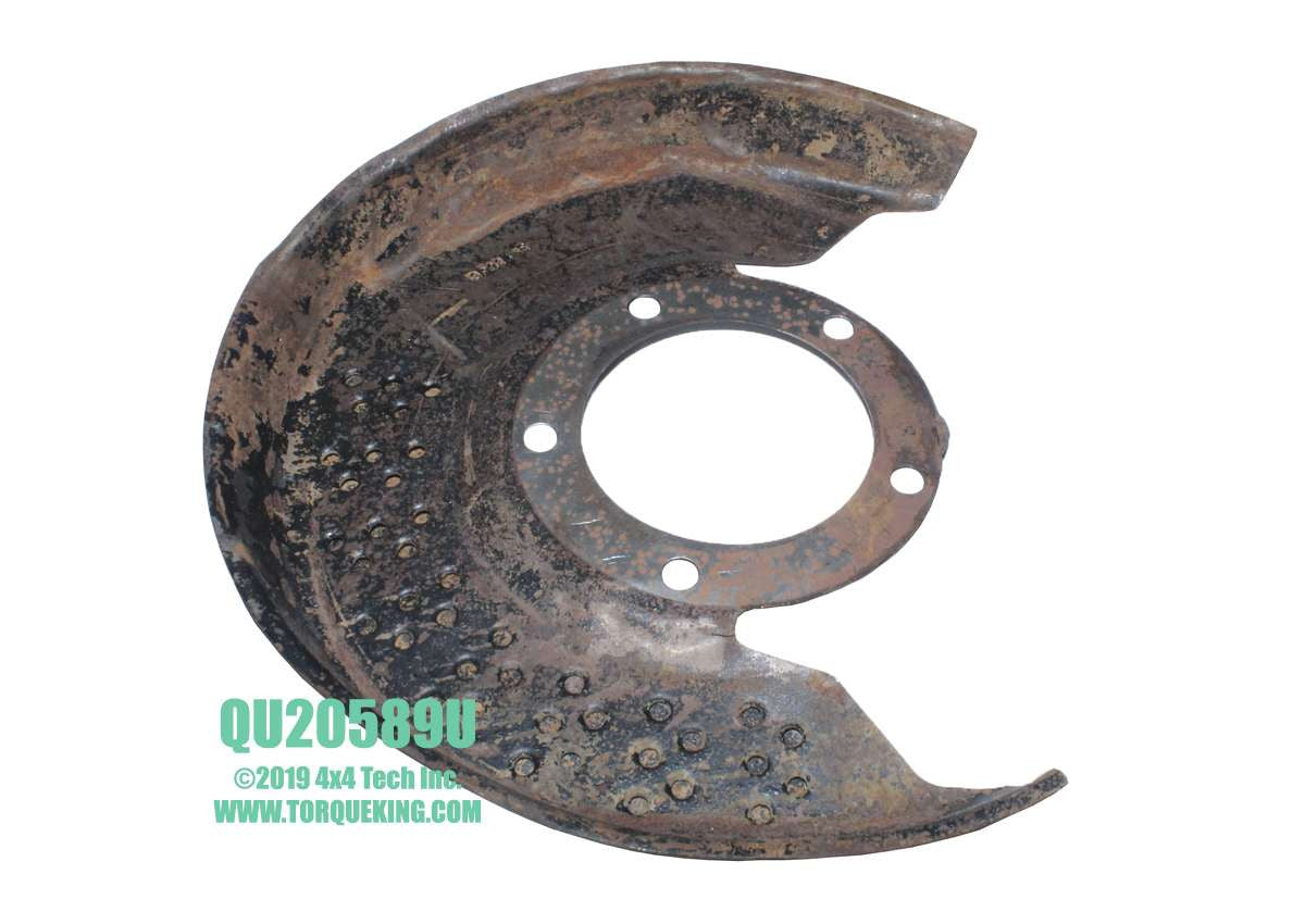 QU20589U Used Right Disc Brake Shield for 1976-1979 F-100 & F-150, 1978-1979 Bronco Torque King 4x4
