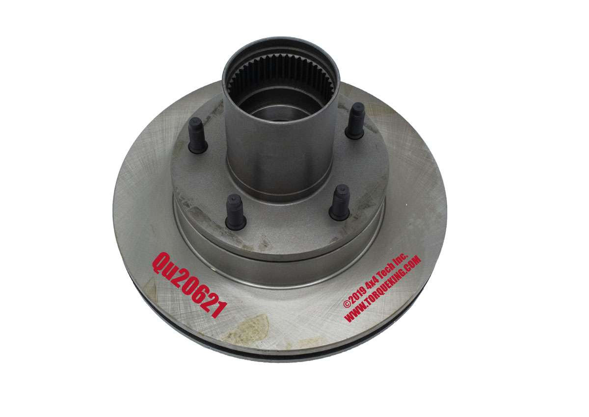 QU20621 New Front ABS Hub and Rotor Assembly for 1995-1996 Bronco Torque King 4x4
