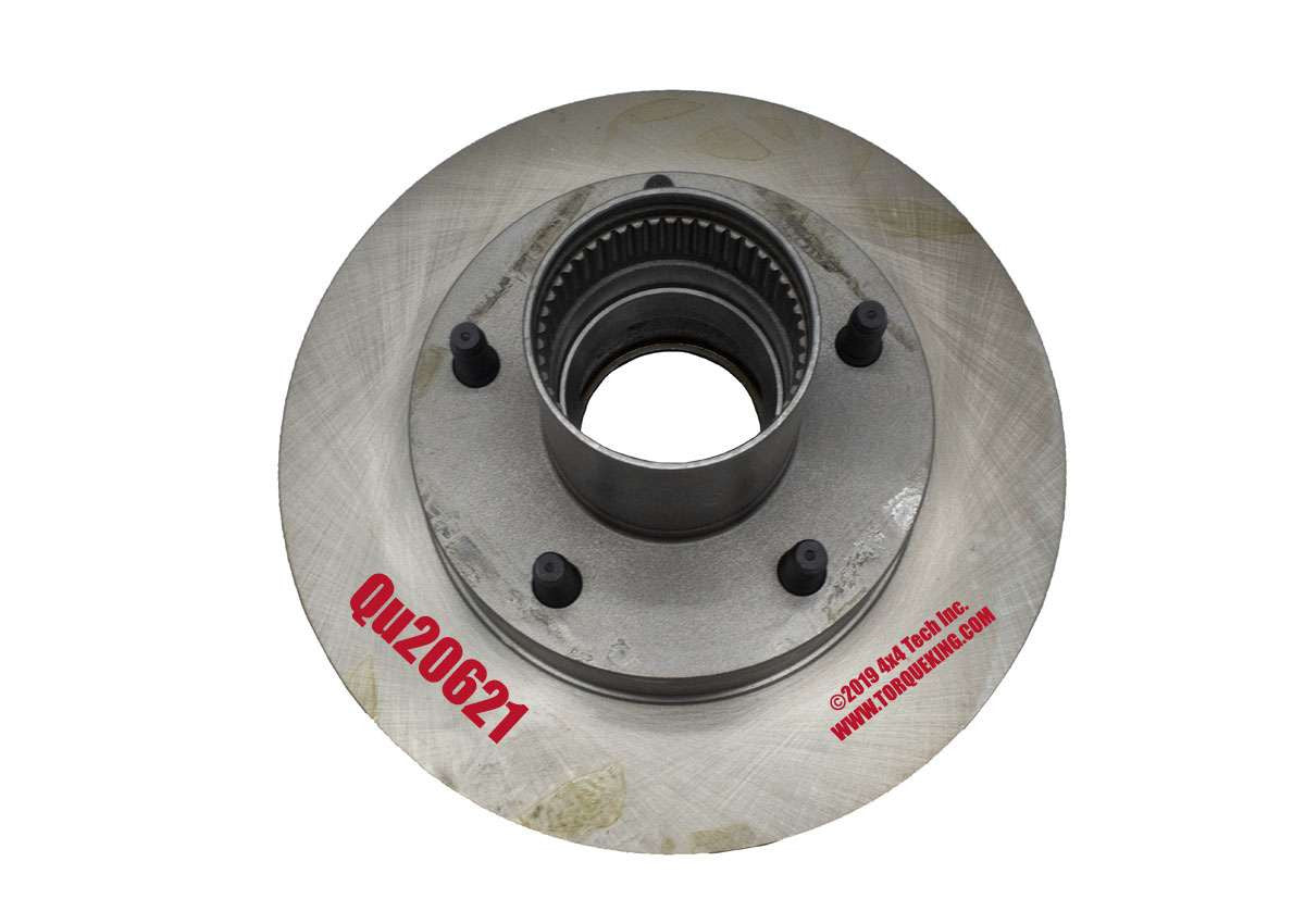 QU20621 New Front ABS Hub and Rotor Assembly for 1995-1996 Bronco Torque King 4x4