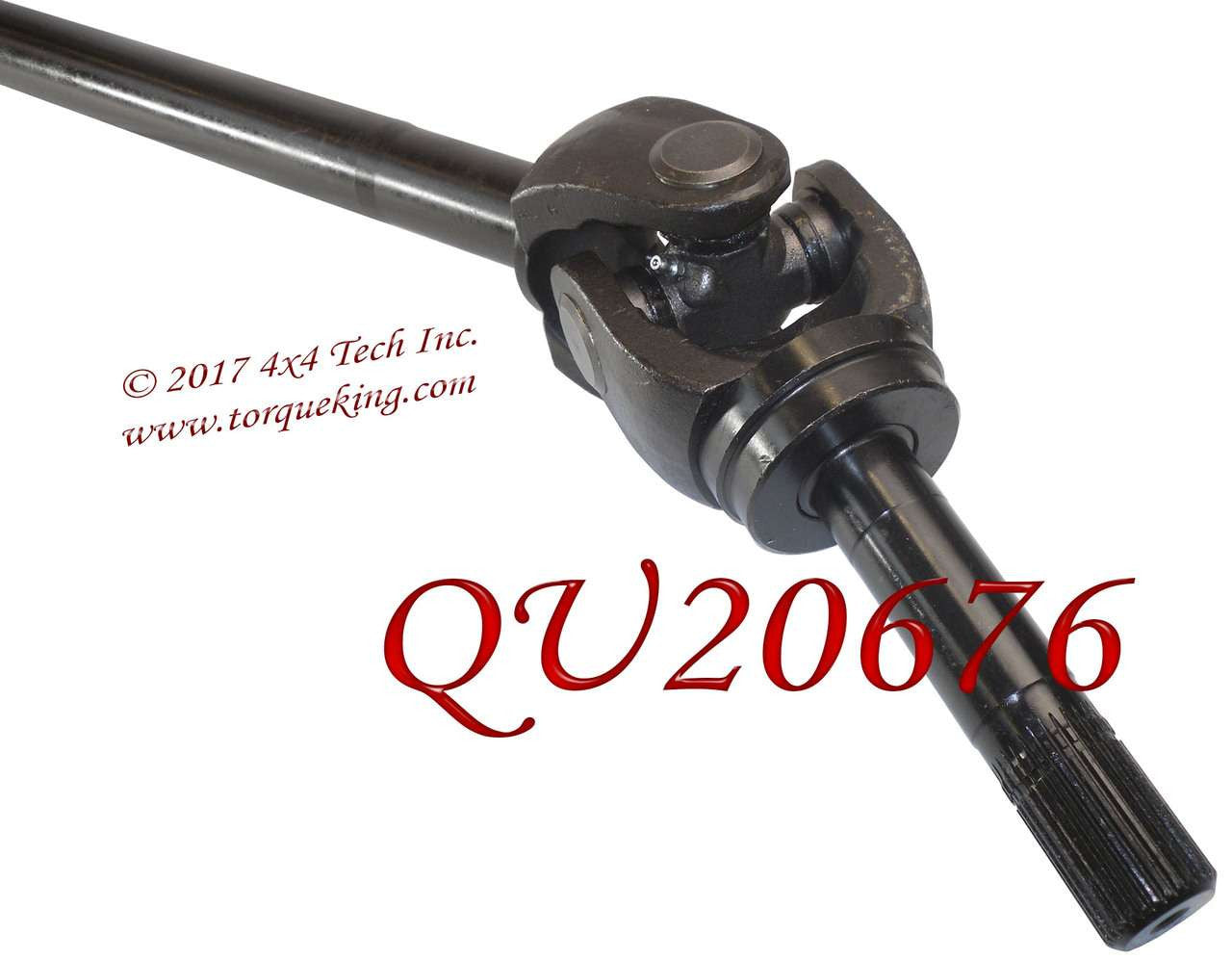 QU20676 Right Dana 60 Axle Shaft Assembly for 1999-2004 F250 & F350 Torque King 4x4